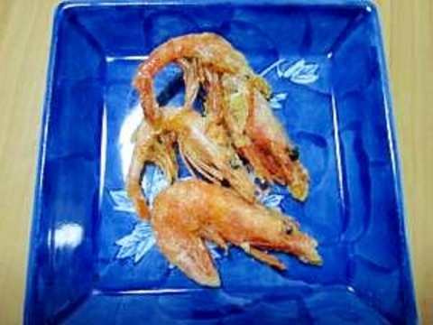 カルシウムたっぷり甘エビのから揚げ